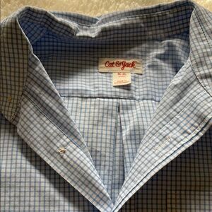 Cat & Jack Blue Checkered Men's Shirt